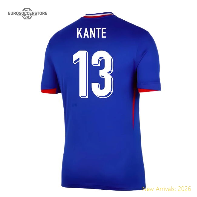2024-2025 France Home Shirt (Kante 13)-Football Jersey Hub