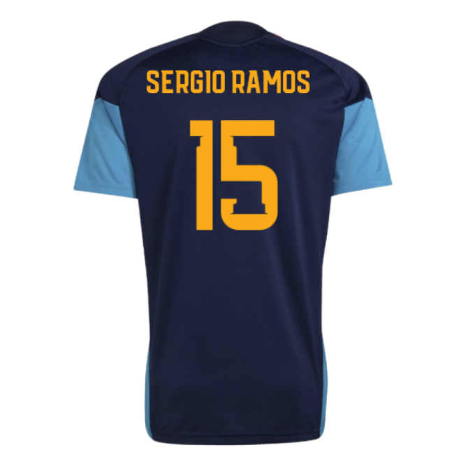 2026-2027 Spain Training Jersey (Night Indigo) (Sergio Ramos 15)-Football Jersey Hub