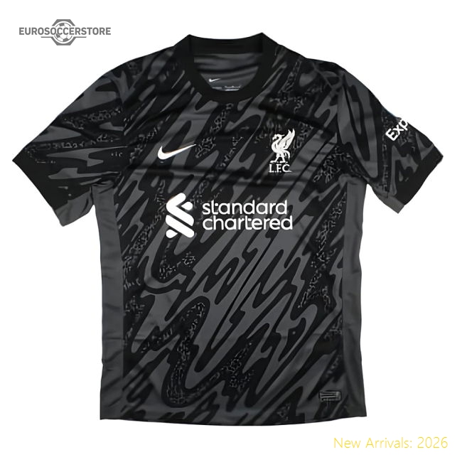2024-2025 Liverpool Home Goalkeeper Shirt (Black) (Kelleher 62)-Football Jersey Hub