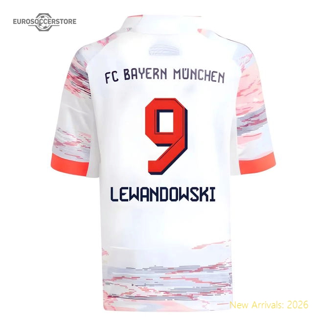 2025-2026 Bayern Munich Away Mini Kit (Lewandowski 9)-Football Jersey Hub