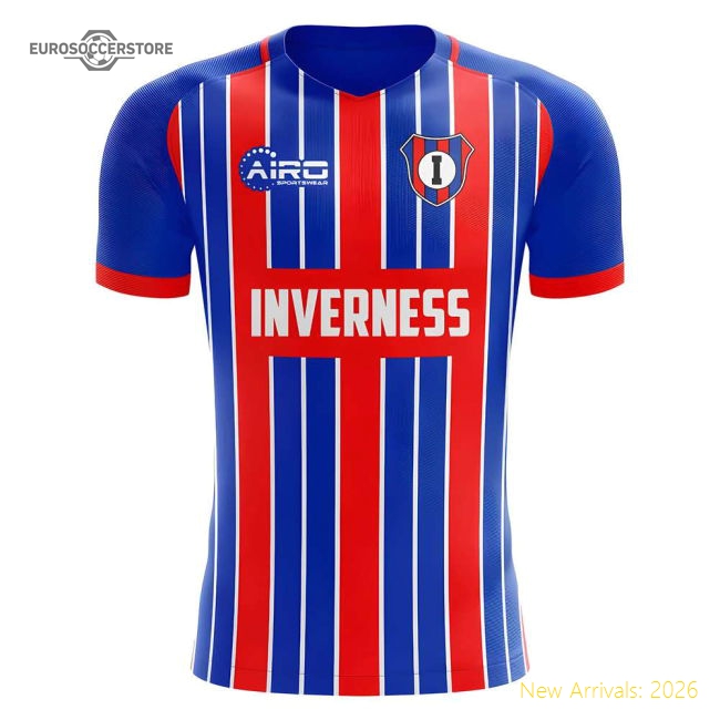 2025-2026 Inverness Home Concept Football Shirt - Womens-Football Jersey Hub