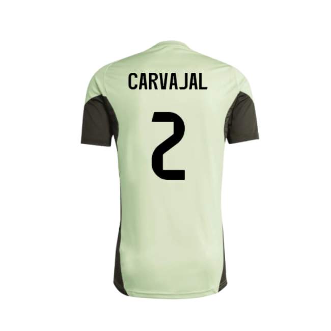 2025-2026 Real Madrid Training Tee (Almost Lime) - Kids (Carvajal 2)-Football Jersey Hub