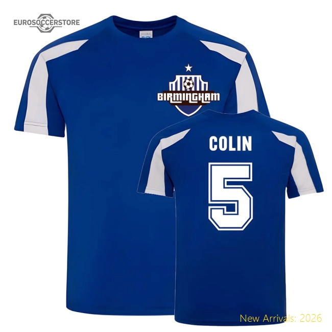 Maxime Colin Birmingham City Sports Training Jersey (Blue)-Football Jersey Hub