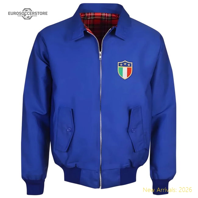 Italy 1983 Royal Harrington Jacket-Football Jersey Hub