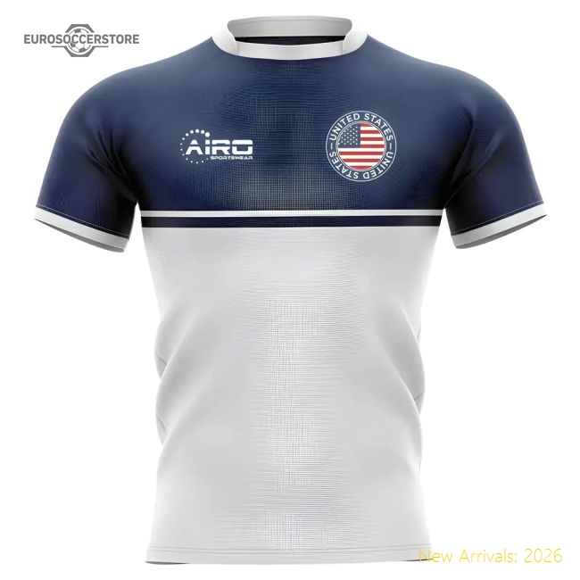 2025-2026 United States USA Training Concept Rugby Shirt - Womens-Football Jersey Hub