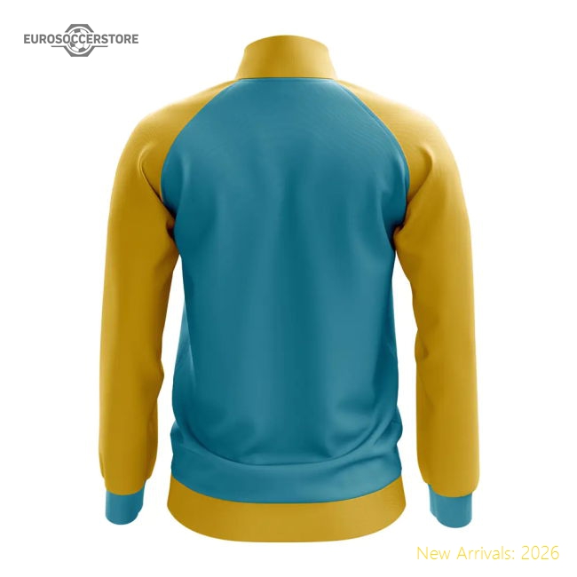 Kazakhstan Concept Football Track Jacket (Sky)-Football Jersey Hub
