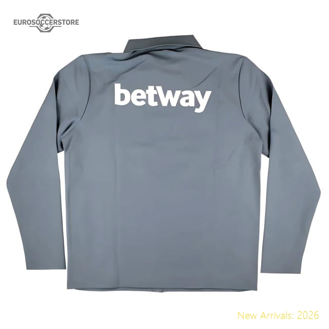 2024-2025 West Ham Presentation Jacket (Flint Stone)-Football Jersey Hub