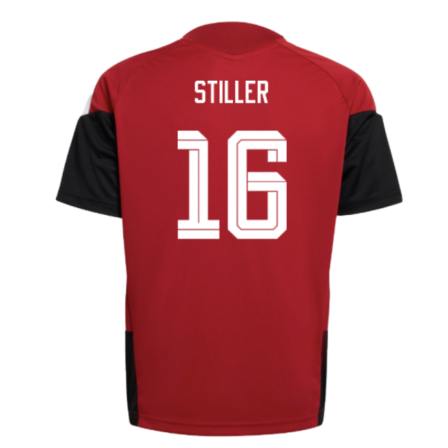 2026-2027 Germany Training Jersey (Red) - Kids (Stiller 16)-Football Jersey Hub