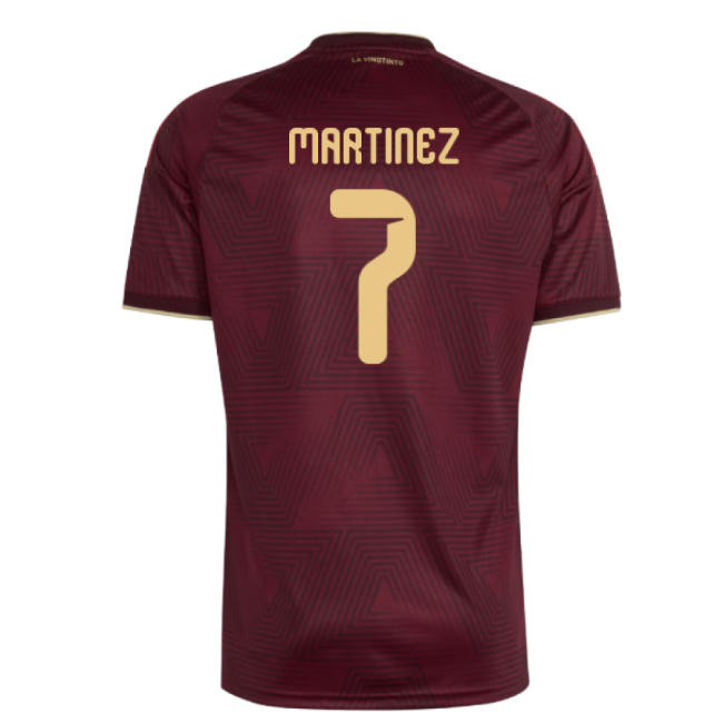 2026-2027 Venezuela Home Shirt (Martinez 7)-Football Jersey Hub