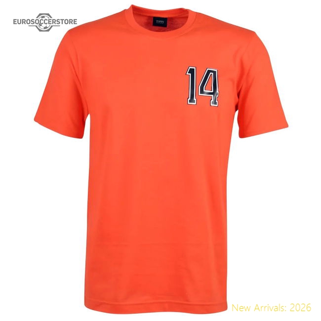 Holland No 14 T-Shirt-Football Jersey Hub