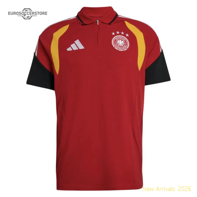 2026-2027 Germany Polo Shirt (Red)-Football Jersey Hub