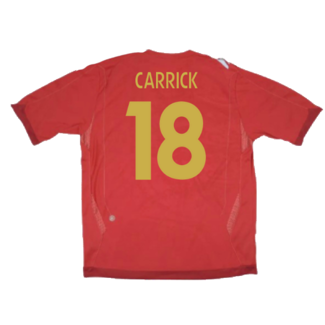 England 2006-08 Away Shirt (XLB 158cm) (Excellent) (CARRICK 18)-Football Jersey Hub