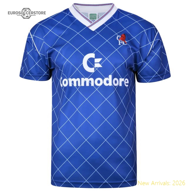 Score Draw Chelsea 1988 Retro Football Shirt-Football Jersey Hub