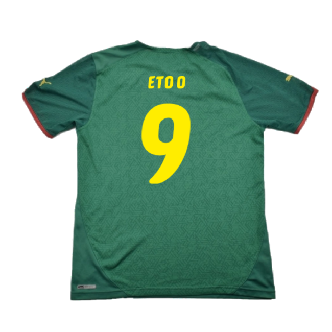 Cameroon 2010-11 Home Shirt ((Excellent) L) (ETO O 9)-Football Jersey Hub