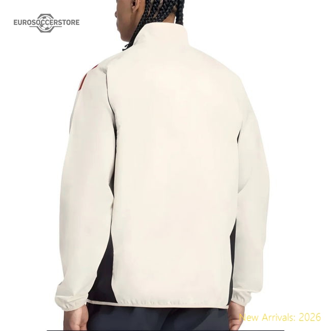 2025-2026 Liverpool Presentation Jacket (White)-Football Jersey Hub