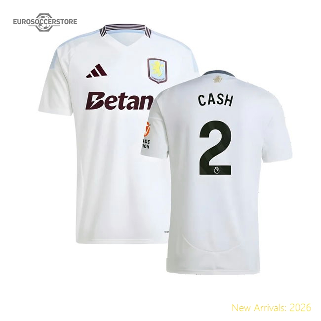 2024-2025 Aston Villa Away Shirt (Cash 2)-Football Jersey Hub