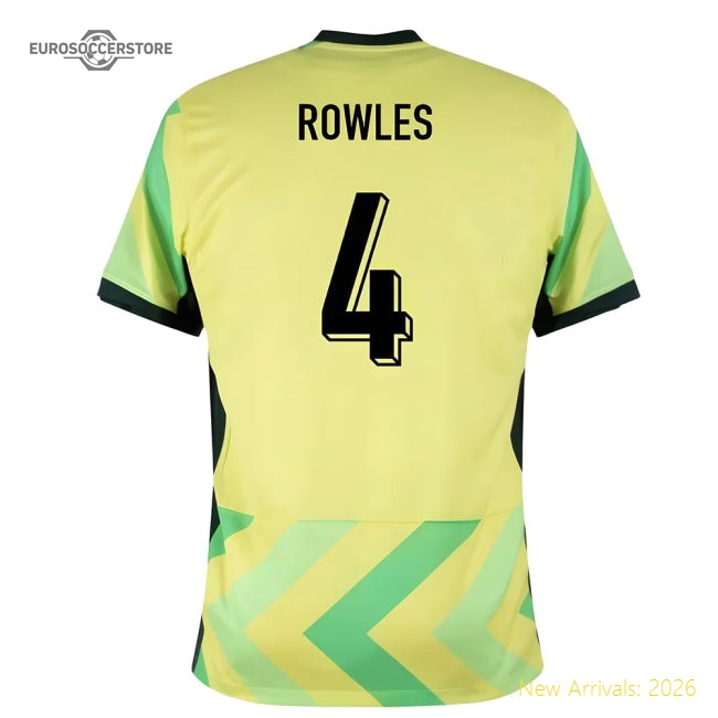 2025-2026 Australia Home Shirt (Rowles 4)-Football Jersey Hub
