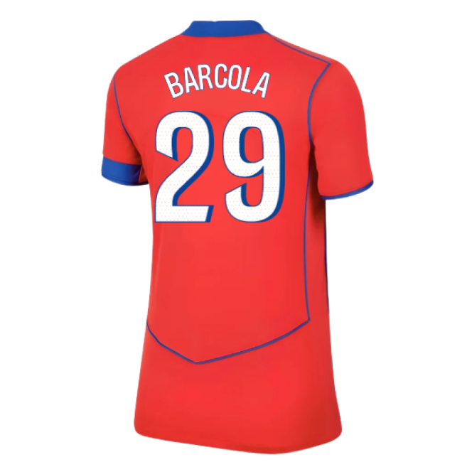 2025-2026 PSG Third Shirt (Womens) (Barcola 29)-Football Jersey Hub