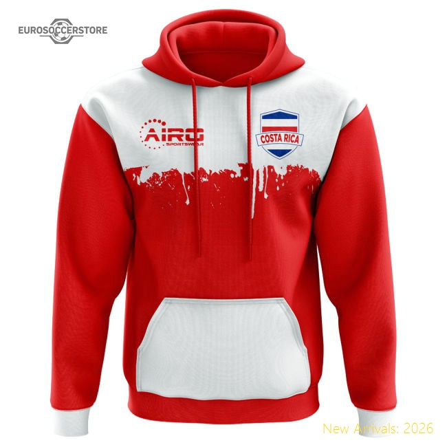 2025-2026 Costa Rica Home Concept Hoody (Kids)-Football Jersey Hub