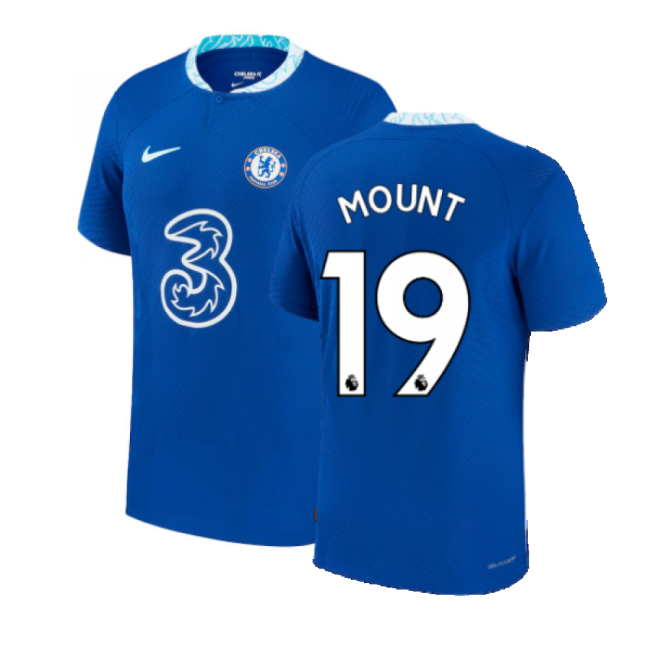 2022-2023 Chelsea Vapor Match Home Shirt (MOUNT 19)-Football Jersey Hub