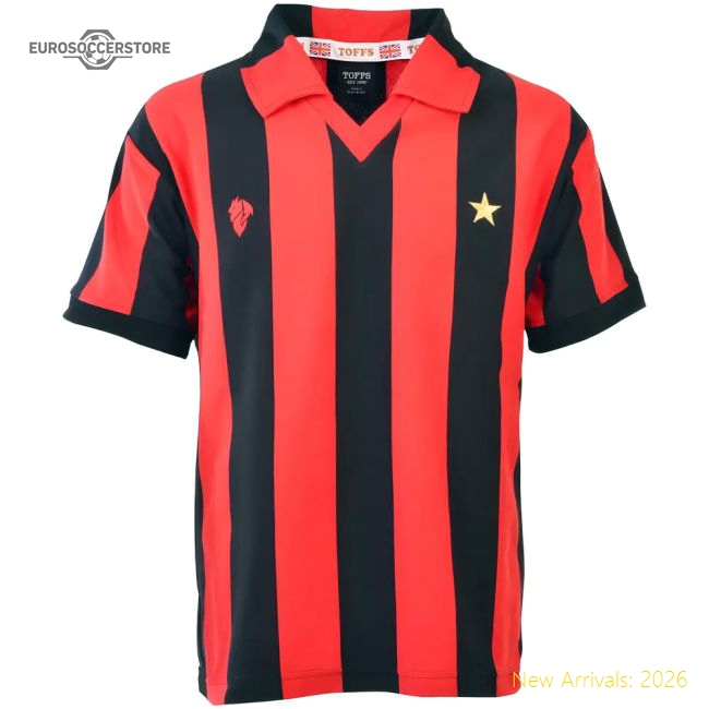 AC Milan 1980s Retro Football Shirt-Football Jersey Hub