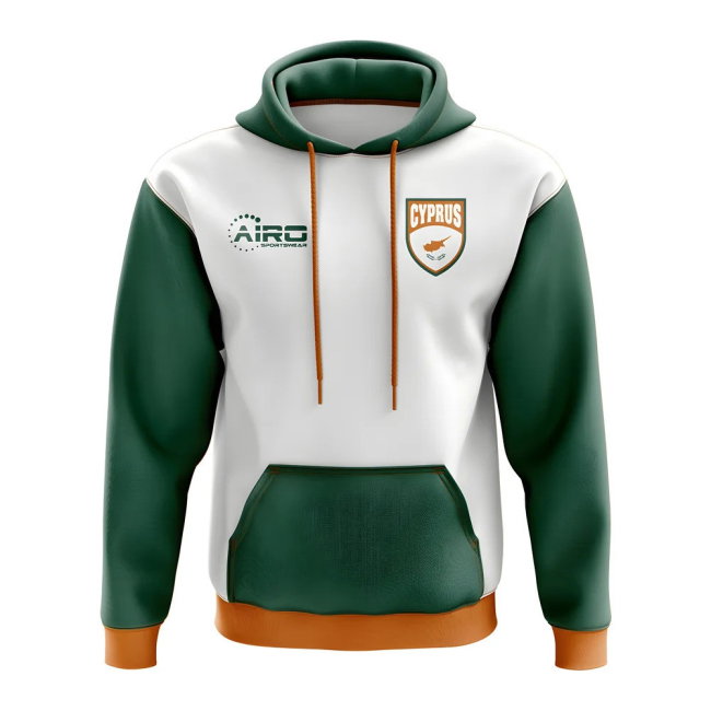 Cyprus Concept Country Football Hoody (White)-Football Jersey Hub