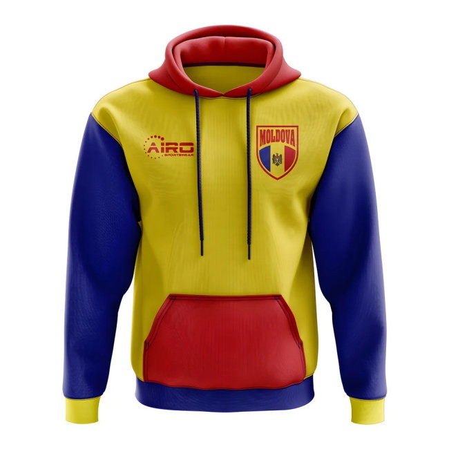 Moldova Concept Country Football Hoody (Yellow)-Football Jersey Hub