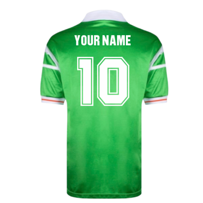 1988 Ireland Home European Championship Shirt (Your Name)-Football Jersey Hub