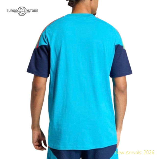 2026-2027 Spain Training Tee (Bold Aqua)-Football Jersey Hub