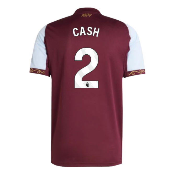 2025-2026 Aston Villa Home Shirt (Cash 2)-Football Jersey Hub