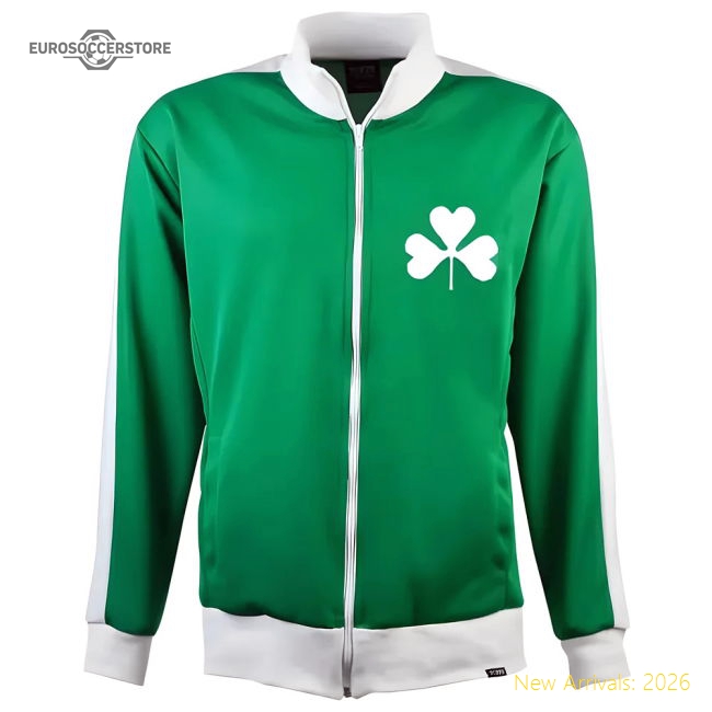Republic of Ireland Retro Anthem Track Top-Football Jersey Hub