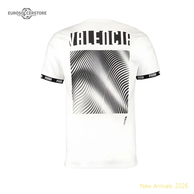 2019-2020 Valencia Puma Football Culture Tee (White)-Football Jersey Hub