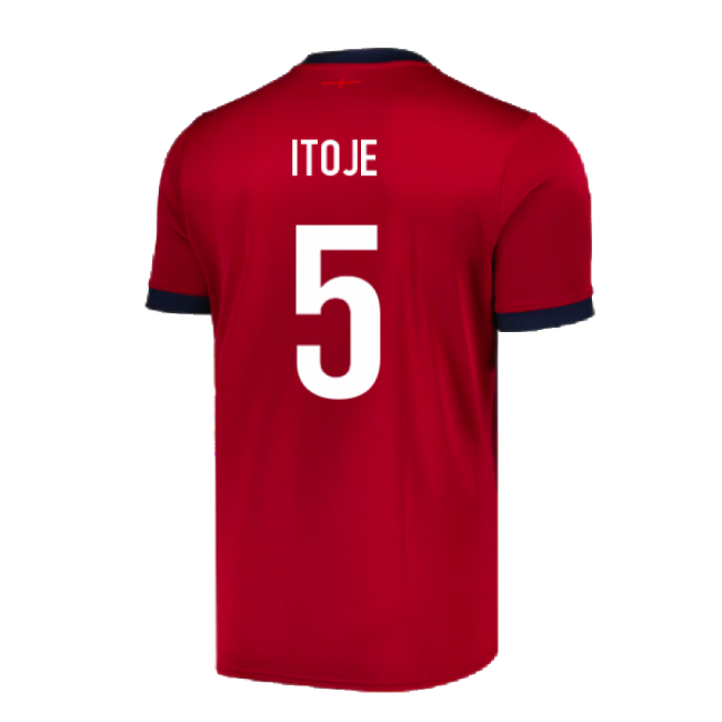 2024-2025 England Rugby Alternate Replica Jersey (Itoje 5)-Football Jersey Hub