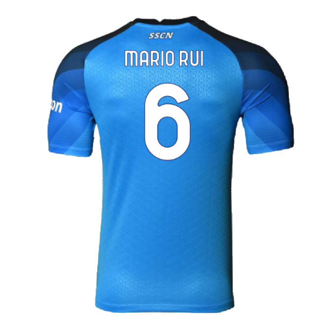 Napoli 2022-23 Player Issue Home Shirt (3XL) (Mario Rui 6) (Excellent)-Football Jersey Hub