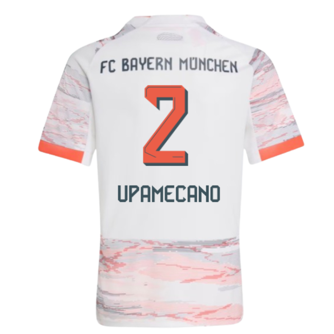 2025-2026 Bayern Munich Away Shirt (Kids) (Upamecano 2)-Football Jersey Hub