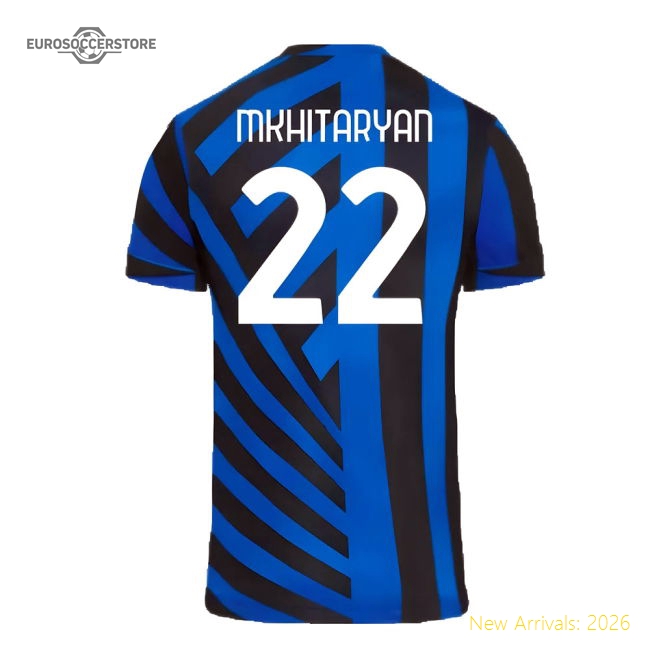 2024-2025 Inter Milan Home Shirt (Mkhitaryan 22)-Football Jersey Hub