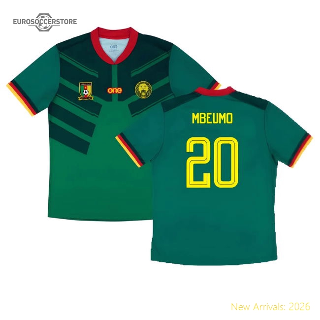 2022-2023 Cameroon Home Replica Shirt (MBEUMO 20)-Football Jersey Hub