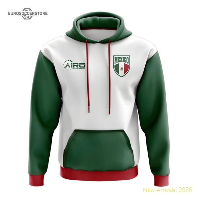 Mexico Concept Country Football Hoody (White)-Football Jersey Hub