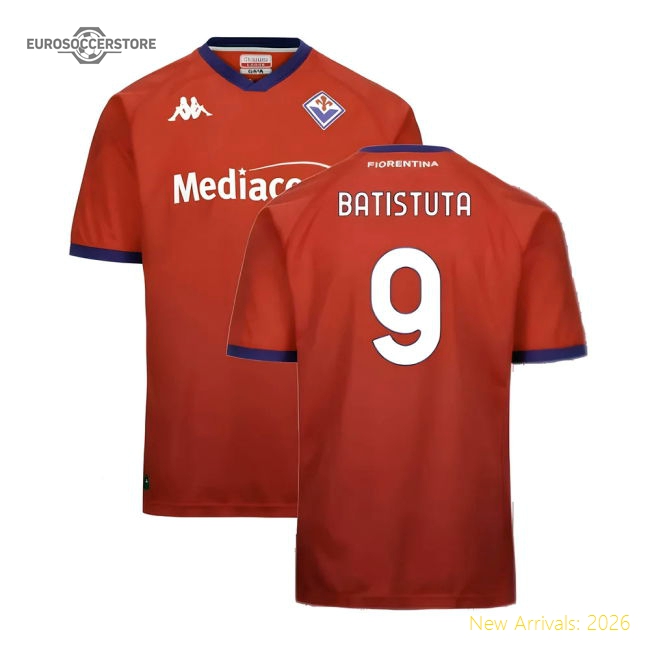 2024-2025 Fiorentina Third Shirt (Batistuta 9)-Football Jersey Hub