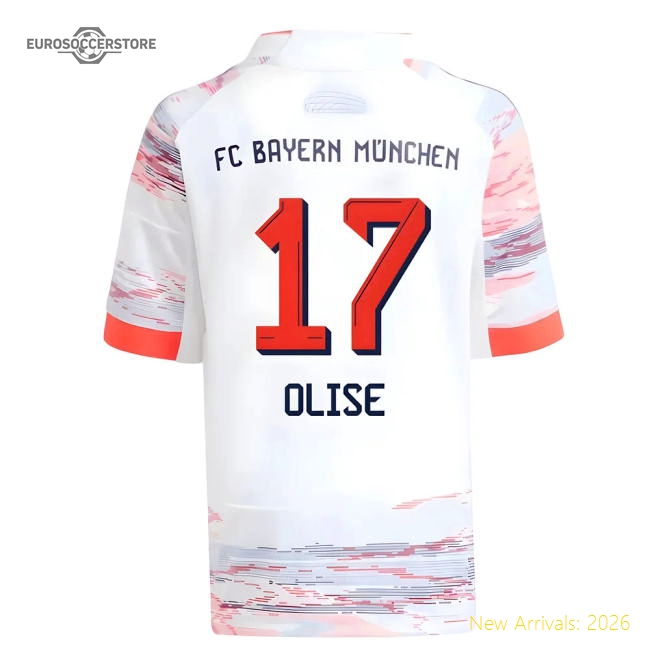 2025-2026 Bayern Munich Away Mini Kit (Olise 17)-Football Jersey Hub