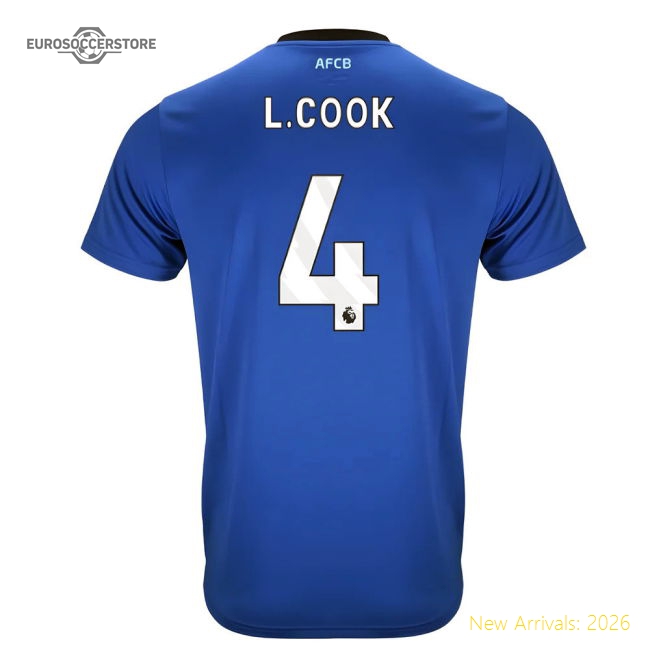 2025-2026 Bournemouth Away Shirt (L.Cook 4)-Football Jersey Hub