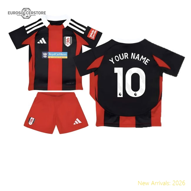 2024-2025 Fulham Away Mini Kit (Your Name)-Football Jersey Hub