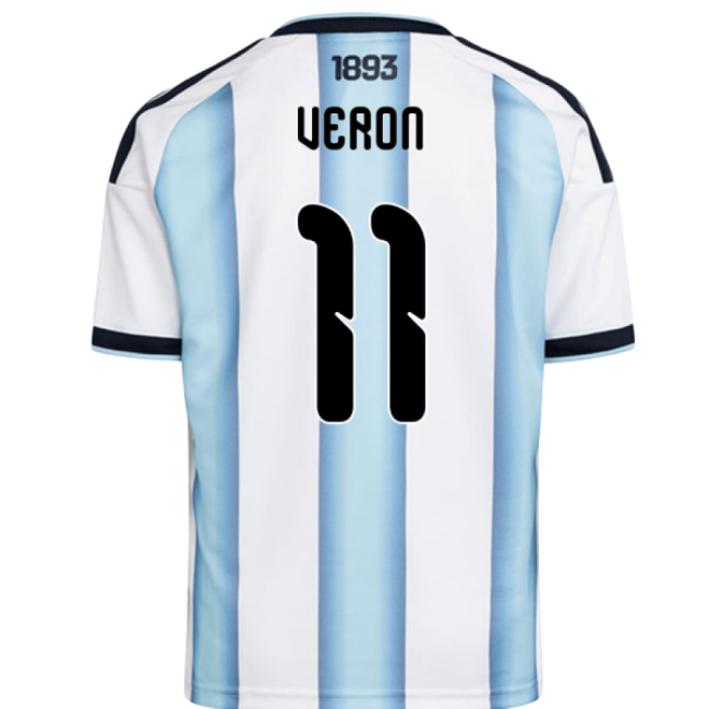 2026-2027 Argentina Home Shirt (Kids) (Veron 11)-Football Jersey Hub