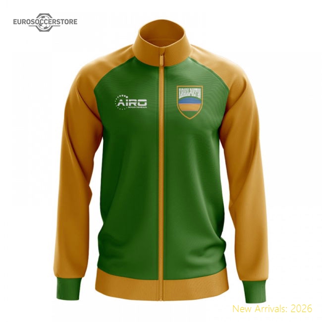 Karakalpakstan Concept Football Track Jacket (Green)-Football Jersey Hub
