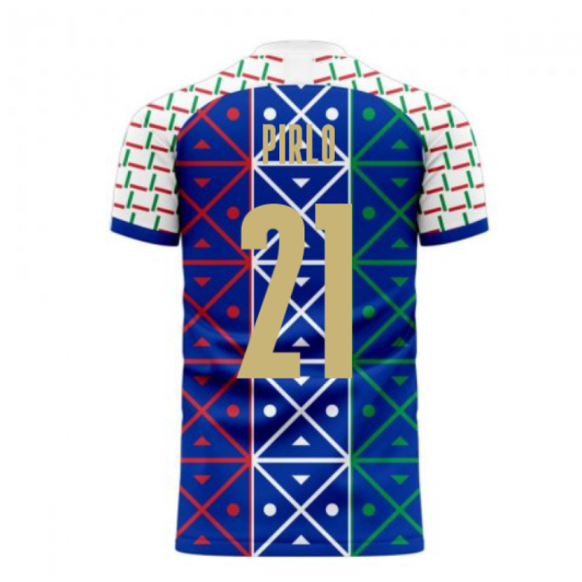Italy 2025-2026 Renaissance Home Concept Football Kit (Libero) (PIRLO 21)-Football Jersey Hub