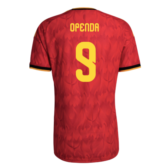 2026-2027 Belgium Authentic Home Shirt (Openda 9)-Football Jersey Hub
