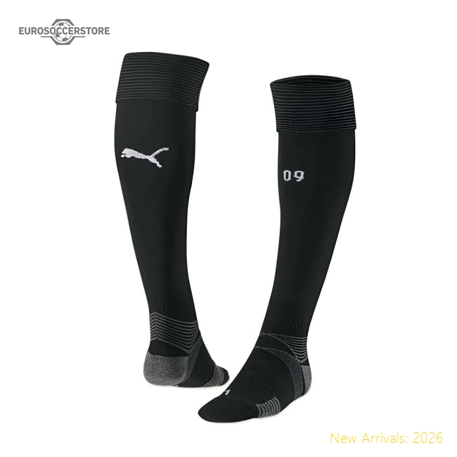 2020-2021 Borussia Dortmund Alternate Puma Socks (Black) - Kid-Football Jersey Hub