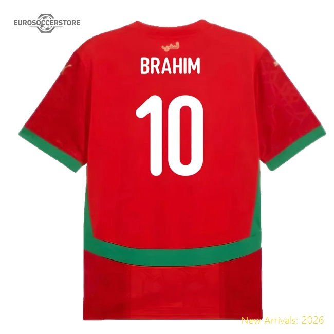 2024-2025 Morocco Home Shirt (Brahim 10)-Football Jersey Hub