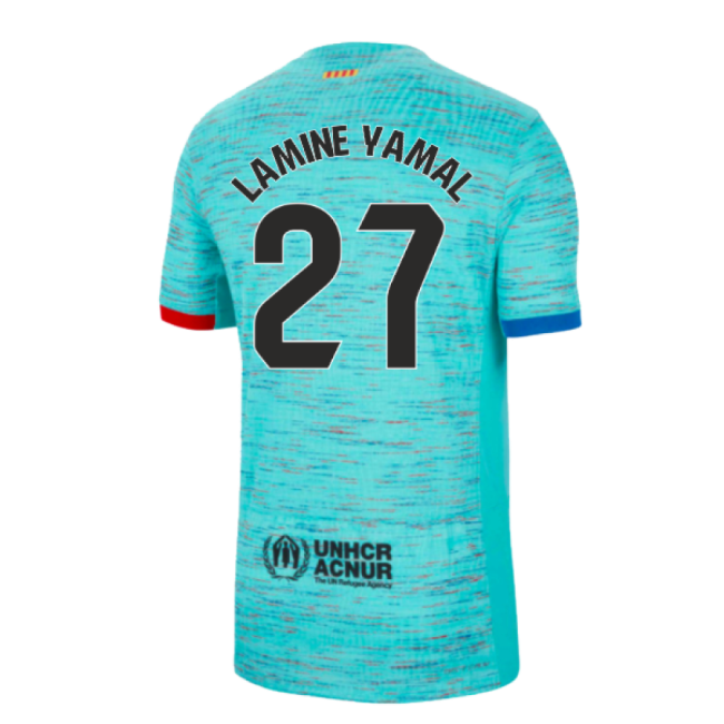 2023-2024 Barcelona Authentic Third Shirt (Lamine Yamal 27)-Football Jersey Hub