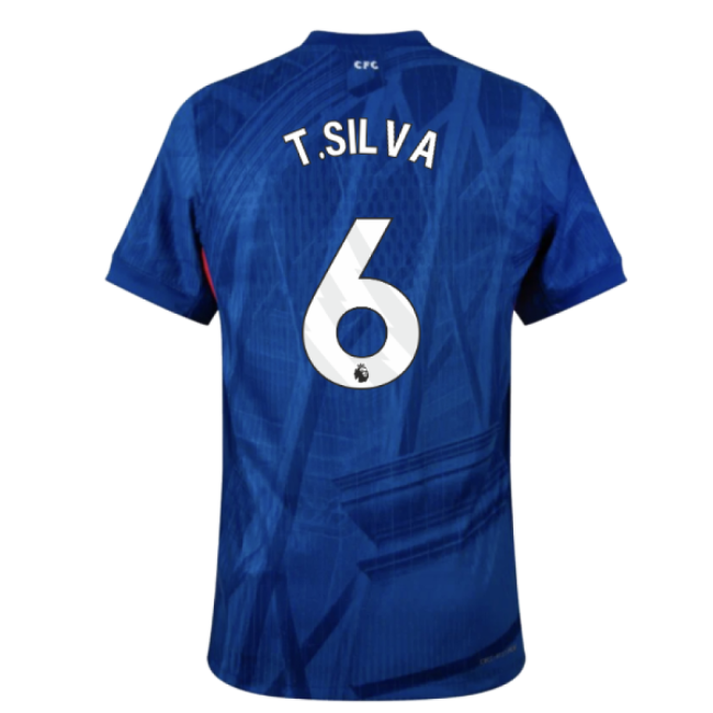 2025-2026 Chelsea Home Authentic Shirt (T.Silva 6)-Football Jersey Hub